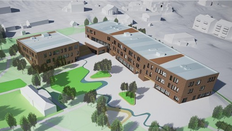 Ny barneskole i Bjørnveien ved Holmenkollen. Skolens areal er på 10.500m2. Ferdigstilt i 2018.